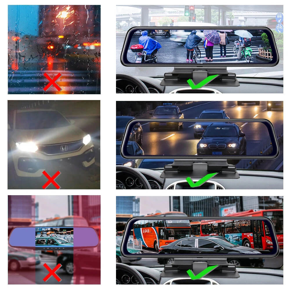 car display rear view mirror