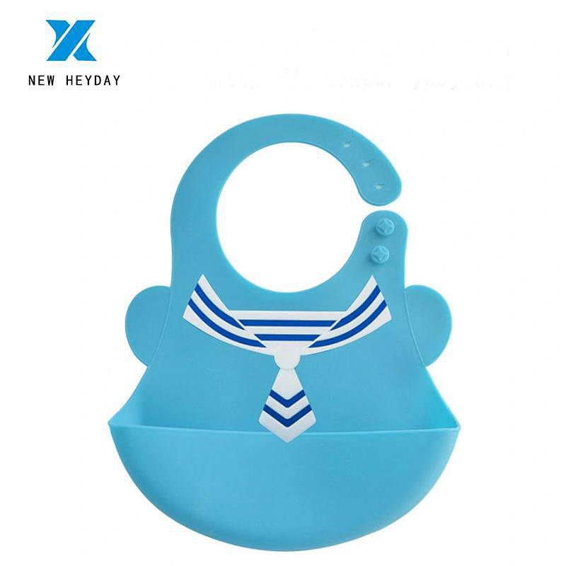 2018 Baby Favourite And Food Grade Cute Silicone Baby Bib