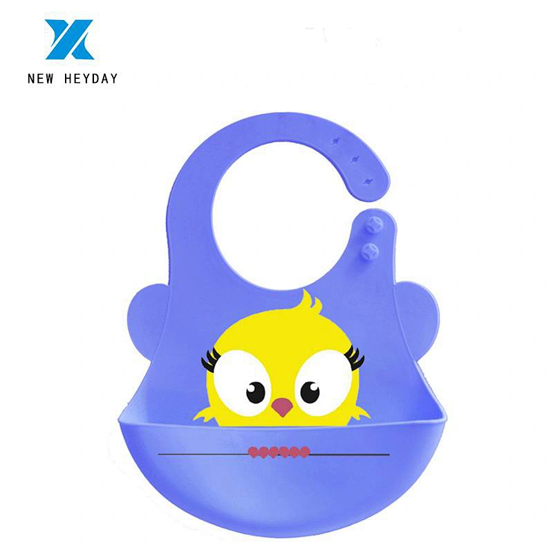 2018 Baby Favourite And Food Grade Cute Silicone Baby Bib