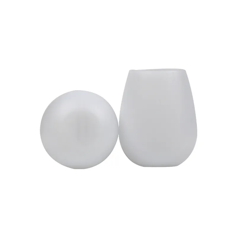 2018  Safety Silicone Wine Glass Unbreakable Stemless Outdoor Rubber Wine Cup