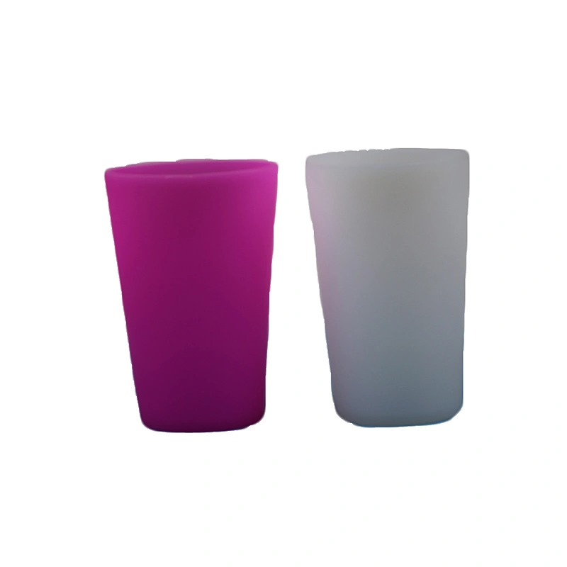 2018 Popular Drinkware FDA 100% Food Grade Silicone Water Cup For Drinking Tools