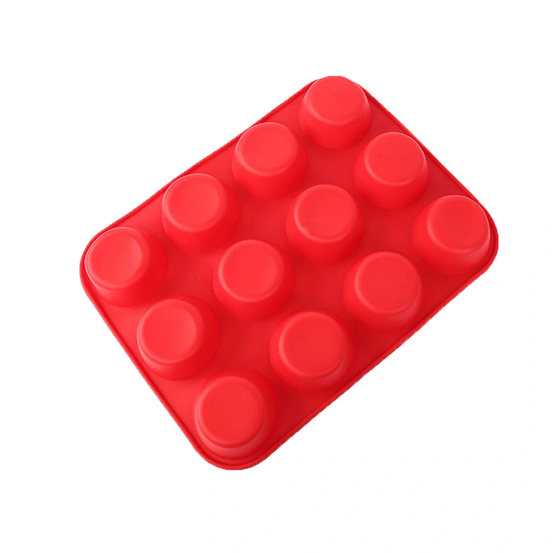 2018 Fashion DIY Baking Tools Silicone Cake Mold 12 Standard Size Mould