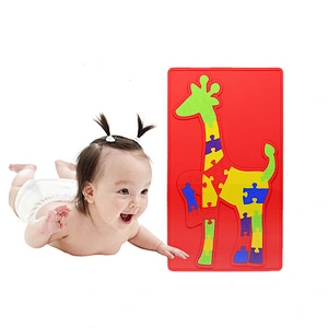 Novel Fashion Intelligent Silicone Elephant Giraffe Puzzle Jigsaw