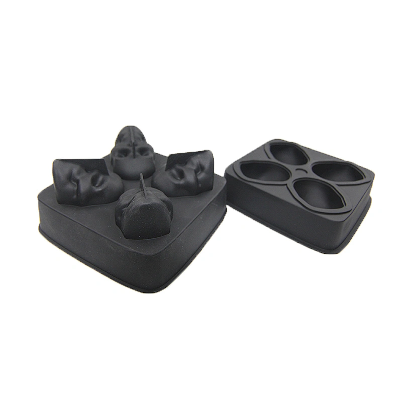 Wholesale Fashion Ice Tools Skullcandy Shape Food Grade Silicone Ice Cube Tray Mold