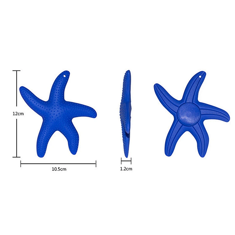 2018 Hot Customized Soft And Non-toxic Silicone Starfish Baby Teeth Toy