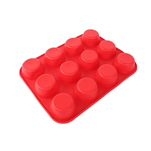 2018 Fashion DIY Baking Tools Silicone Cake Mold 12 Standard Size Mould