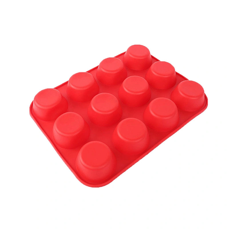 2018 Fashion DIY Baking Tools Silicone Cake Mold 12 Standard Size Mould