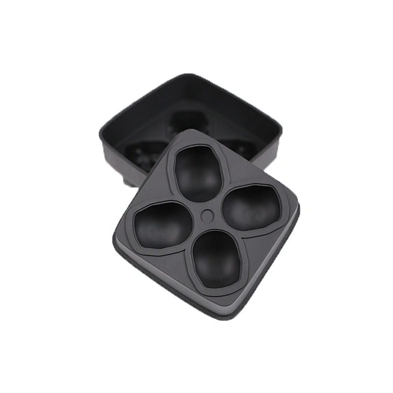 批发时尚冰工具Skullcandy形状食品级硅胶冰格托盘模具