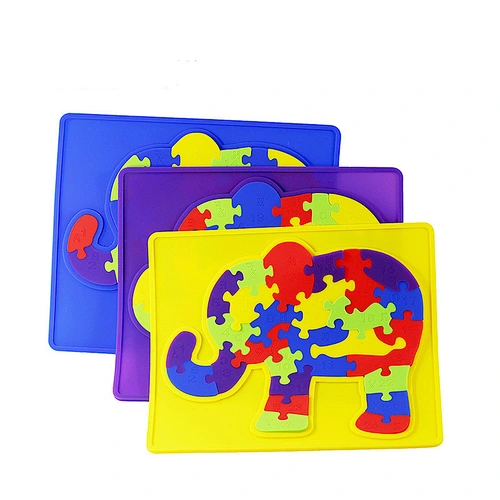 Novel Fashion Intelligent Silicone Elephant Giraffe Puzzle Jigsaw