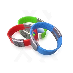 Promotional Fashion Eco-Friendly Custom Design Silicone Id Bracelet