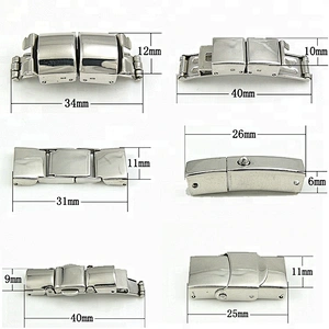 Heavy Duty Metal Side Release Buckles Silver Color For  Bracelets