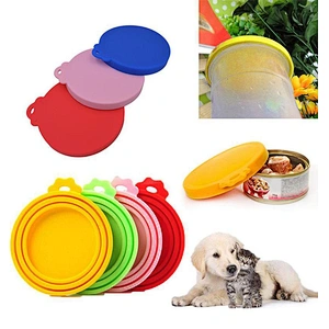 Can Cover Lids Universal Silicone Food Can Lids 1 Fit 3 Standard Size for Canned Goods and Pet Dogs Cats Food Storage BPA Free