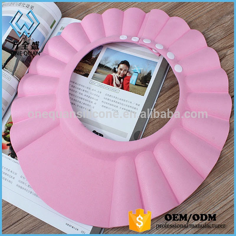 New style Baby Bath Cap Shield Shower Hat