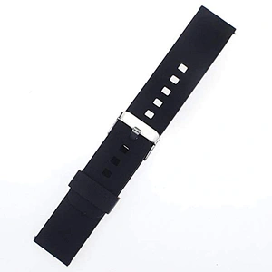 Wearable Elastic Smart Watch Rubber Strap with Metal Clasps Custom Bands