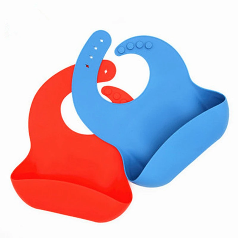 Wholesales washable silicone baby care kids feeding bib