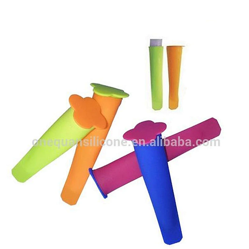 Food grade BPA Free Dishwasher Safe Silicone Molds For Popsicle