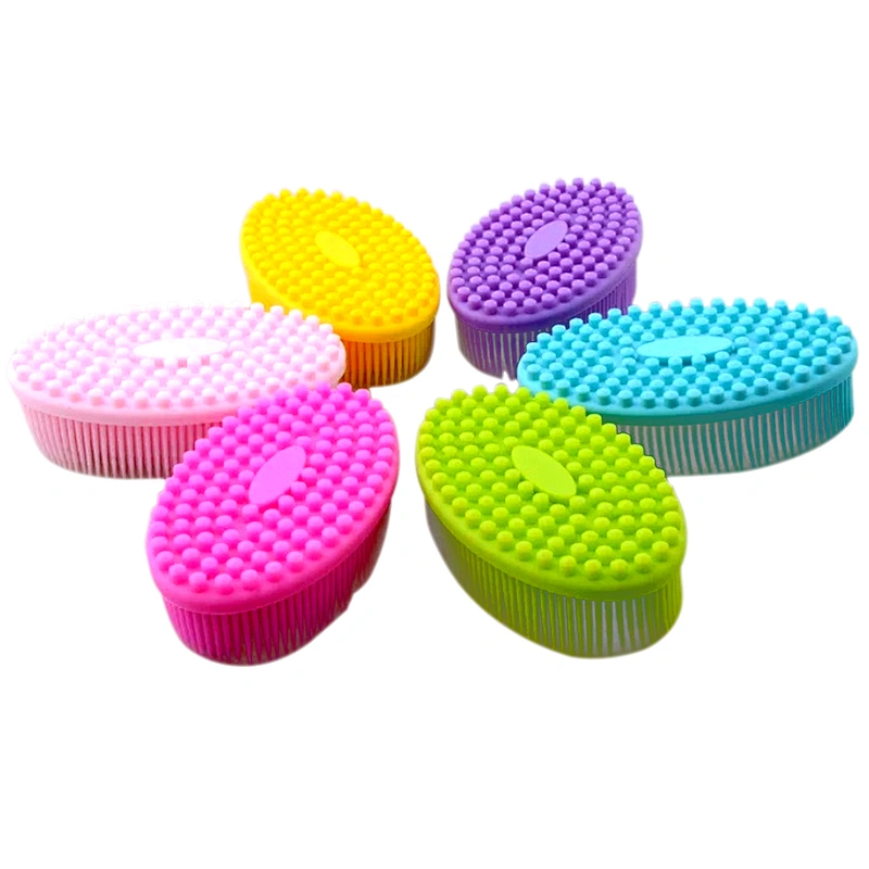 12X7X4 cm Facial Brush Silicone Facial Cleaning Bath Brush