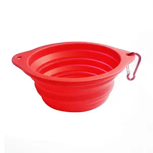 Extra Large Size Collapsible Dog Bowl Food Grade Silicone BPA Free Foldable Expandable Cup Portable Travel Bowl