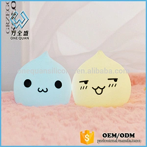 2019 multicolor Water Drop warmly Colors LED Table Lamp Silicone Baby Night Light for Children Bedroom Decor Lamp
