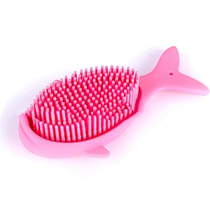 Dolphin shape Massage Brush Bath/multiple baby hair brush/best face brush cleanser