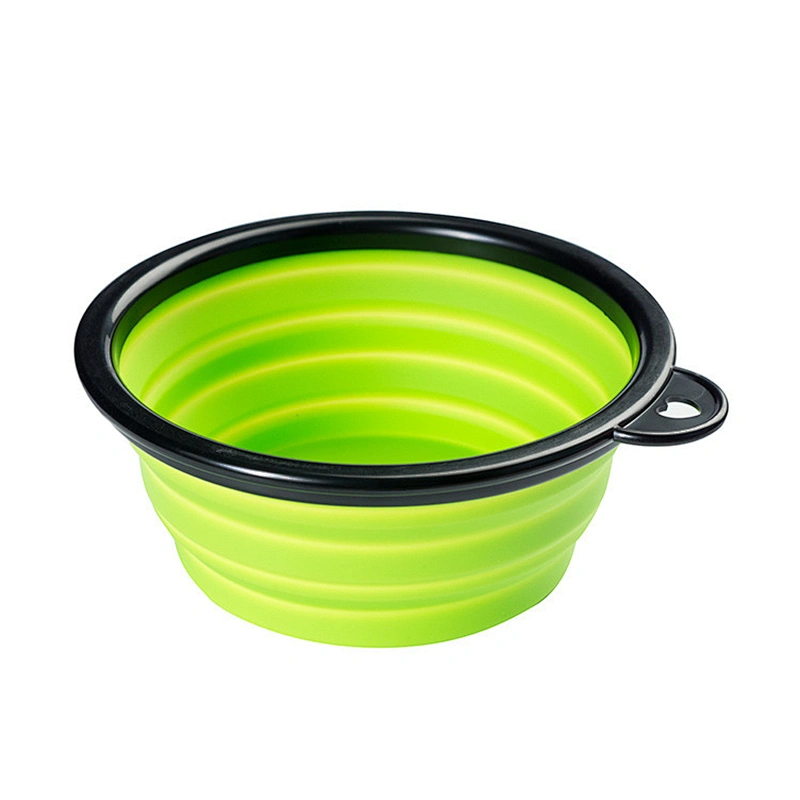 Silicone Collapsible Dog Bowls BPA Free and Dishwasher Safe Portable and Foldable Travel Bowls-with 7-Color