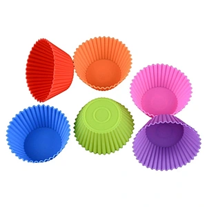 Factory Direct Heat-resistance Mini Round Silicone Muffin Cups