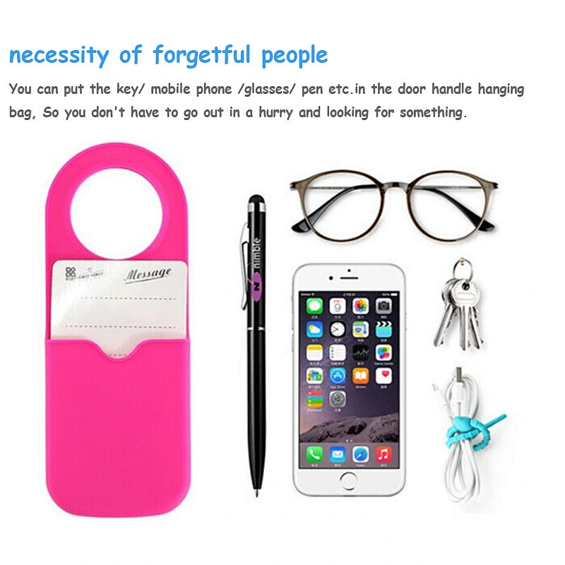 colorful sundries hanging silicone storage bag