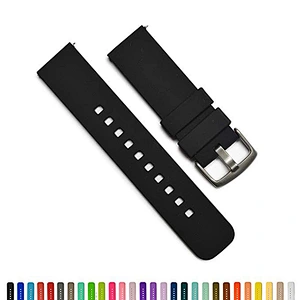 Wearable Elastic Smart Watch Rubber Strap with Metal Clasps Custom Bands