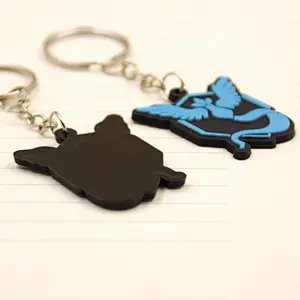 Factory wholesale promotional gifts christmas bestselling keychain go pokemon card key ring