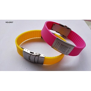 Trade Assurance gold supplier silicon id sport bracelets kids