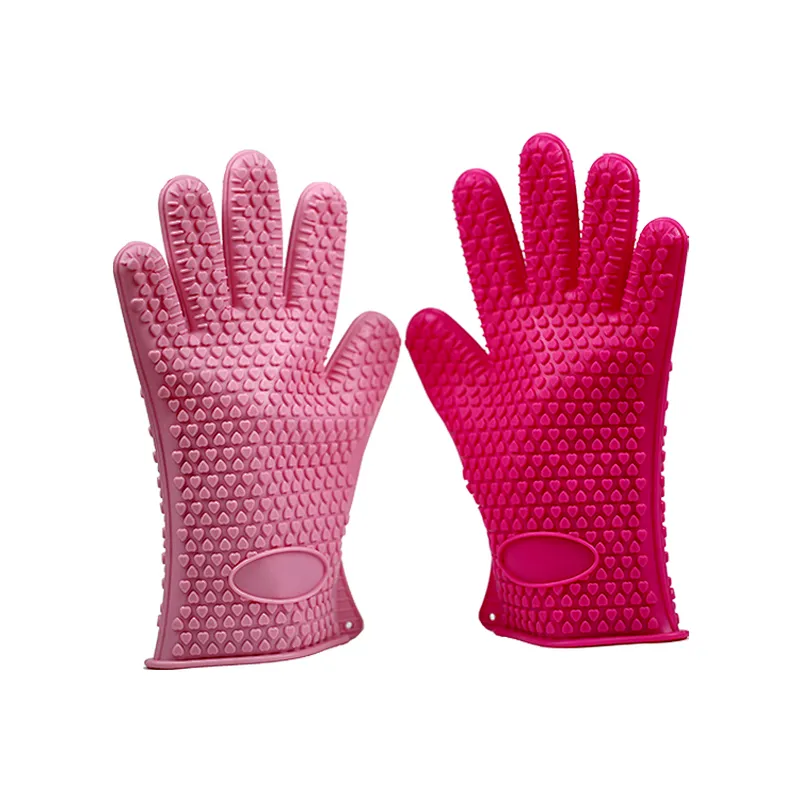 Fancy Oven Silicone Heat Resistant Gloves Heat and Water Resistant Gloves