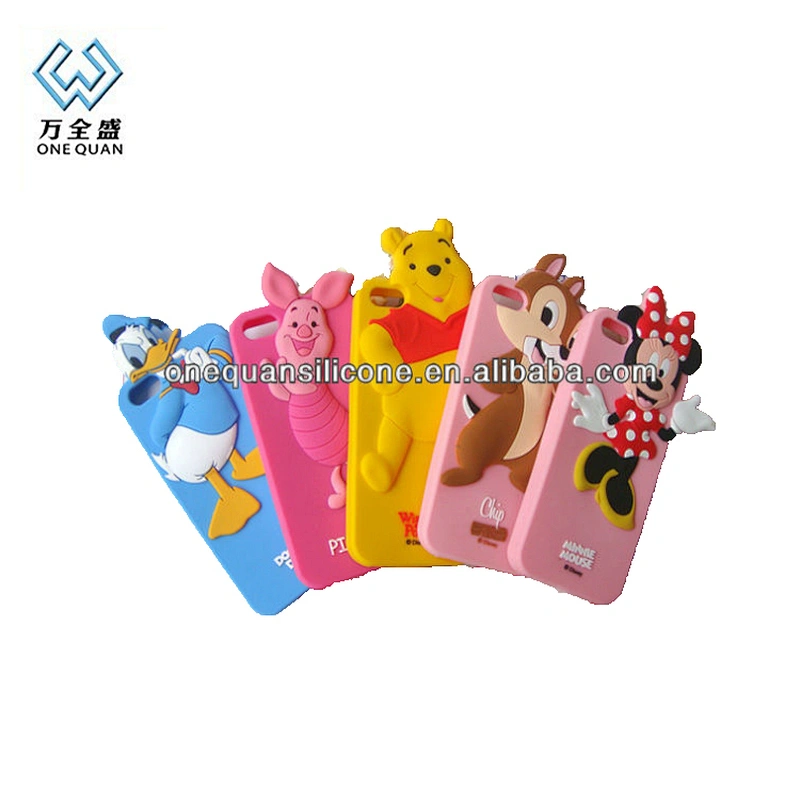 Wholesale High Quality Cute Cartoon Silicone Mobile Phone Case Cover