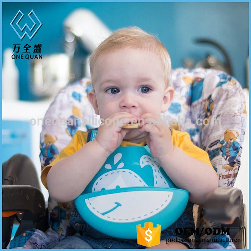 Newborn Toddler Baby Bandana Silicone Waterproof Animal Baby Bib For Boy And Girl
