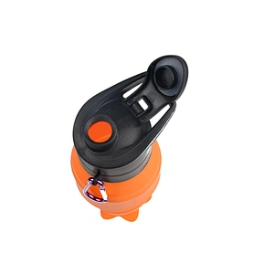 Foldable Leak Proof  Travel Sports Outdoors Easy To Clean and Store Portable Flask FDA Approved  BPA Free Non Toxic