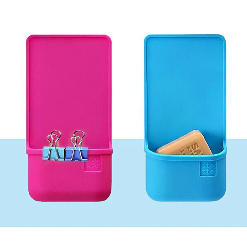 eco-friendly Silicone kitchen bathroom hanging storage box