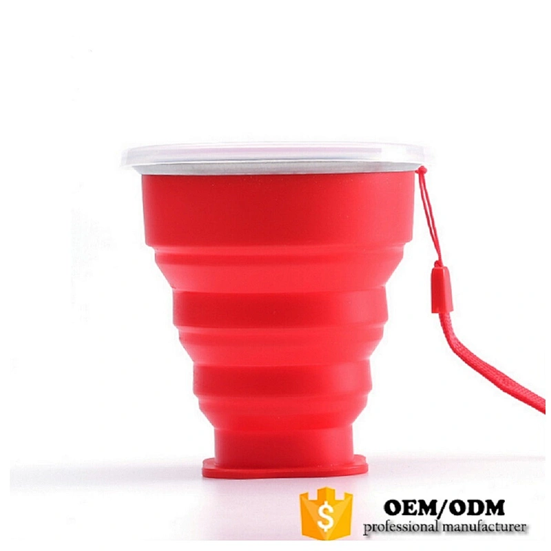 Silicone Collapsible Travel Cup for Outdoor Camping and Hiking