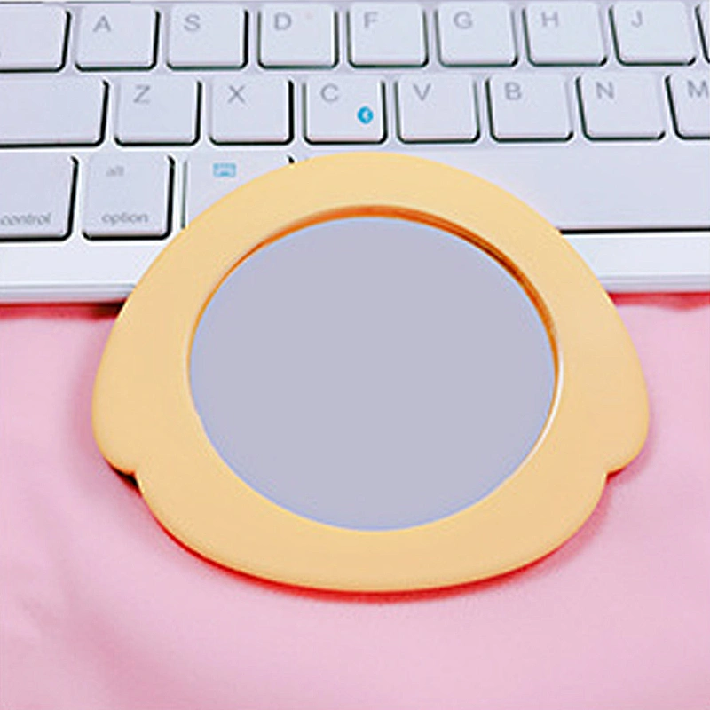 Wholesale Cartoon Silicone Mirror Mini,Makeup Cosmetic Pocket Mirror