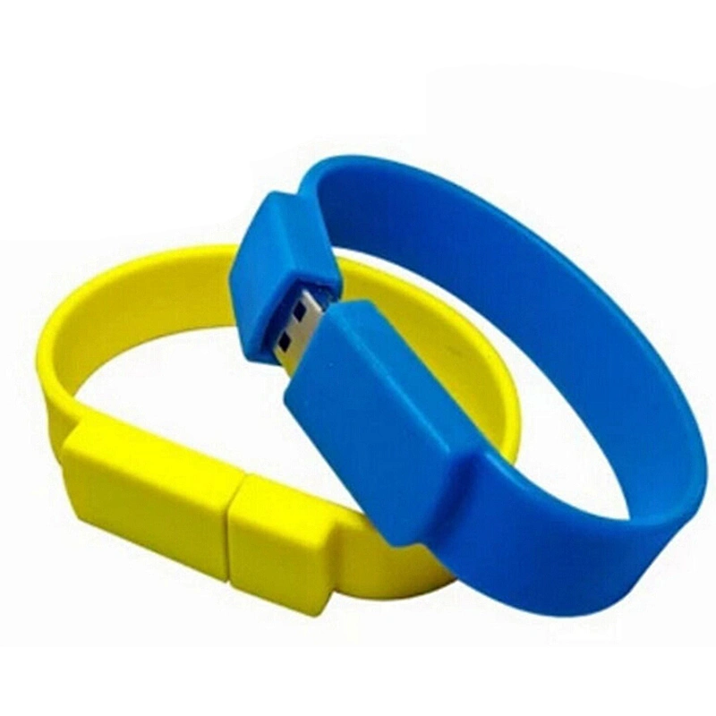 qr code USB silicone bracelet with custom logo