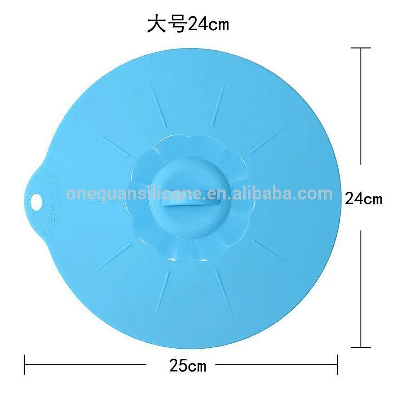 Silicone Lids 6, 8, 10, 12 inch Suction Lids for your Bowls, Cups, Pots, Pans and Skillets.Microwave and Food Safe Covers
