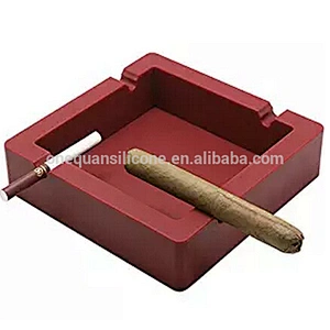 Silicone Ashtray with 4 Cigars and Cigarettes Dual-use Grooves for Patio/Outdoor/Indoor Ashtray Home decor