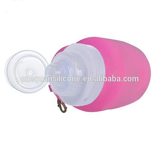 Silicone collapse water bottle sports drinking bottle fold water bottle