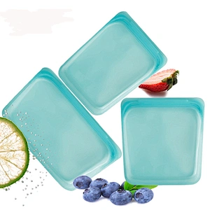 Amazon Best Sell Silicone Reusable Silicone Food Storage Bag !!!