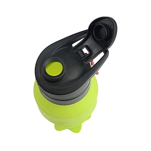 Portable 530ML Folding Silicone Water Bottle For Sports or Travel