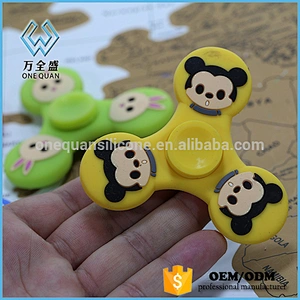 Hand Spinner Fidget Toys Soft Silicone Rubber Finger Gyro For Autism Finger Spinner Anxiety Stress Relief Toy Focus With Brake