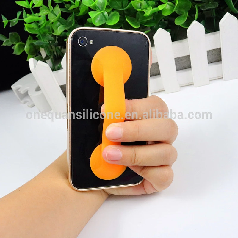 Advanced solid color silicone sucker phone holder
