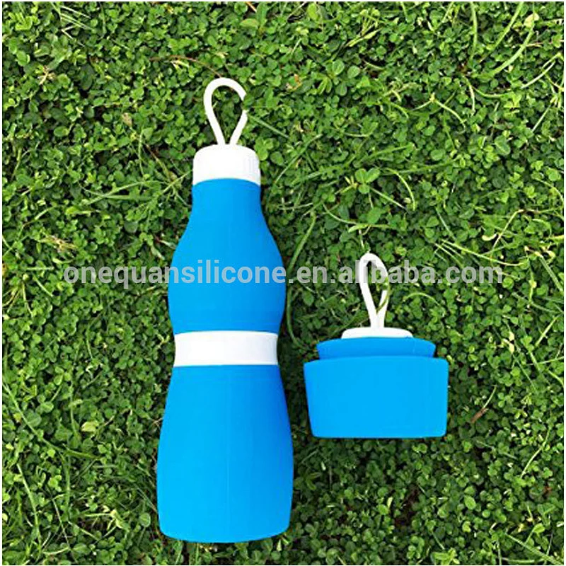 Collapsible Water Bottle, Folding Water Kettle for Sport Travel Outdoor, BPA Free, Big Capacity 700 ml, Women Gift