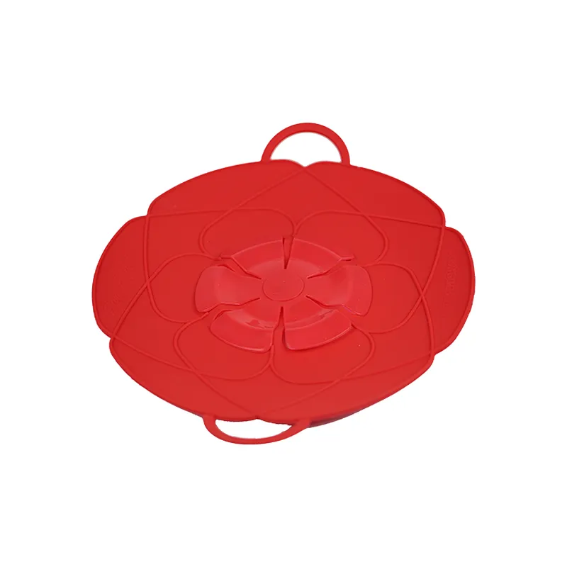 New Design Anti-Splash Silicone Cover Spill Stopper Pot Lid for Cookware Parts