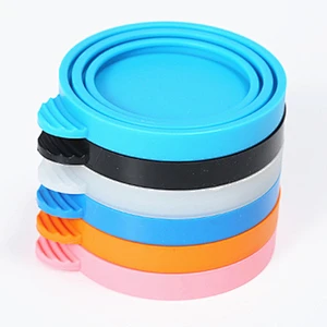 Can Cover Lids Universal Silicone Food Can Lids 1 Fit 3 Standard Size for Canned Goods and Pet Dogs Cats Food Storage BPA Free