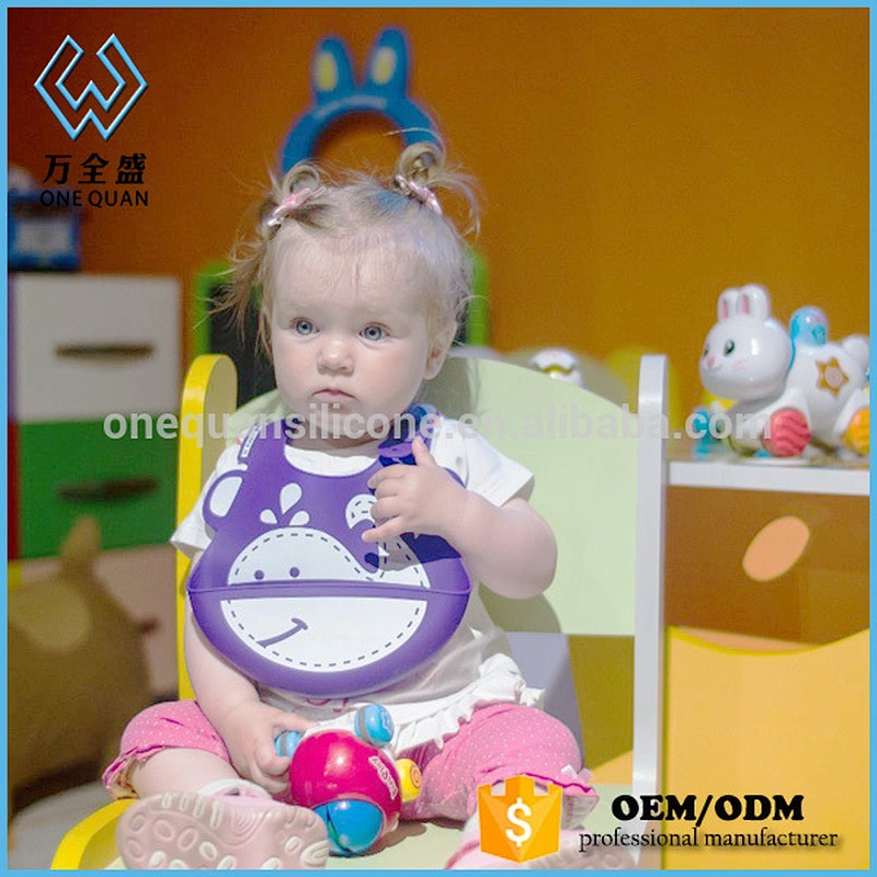 Newborn Toddler Baby Bandana Silicone Waterproof Animal Baby Bib For Boy And Girl