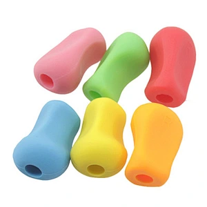Colorful customer design crossover claw gel pencil grips